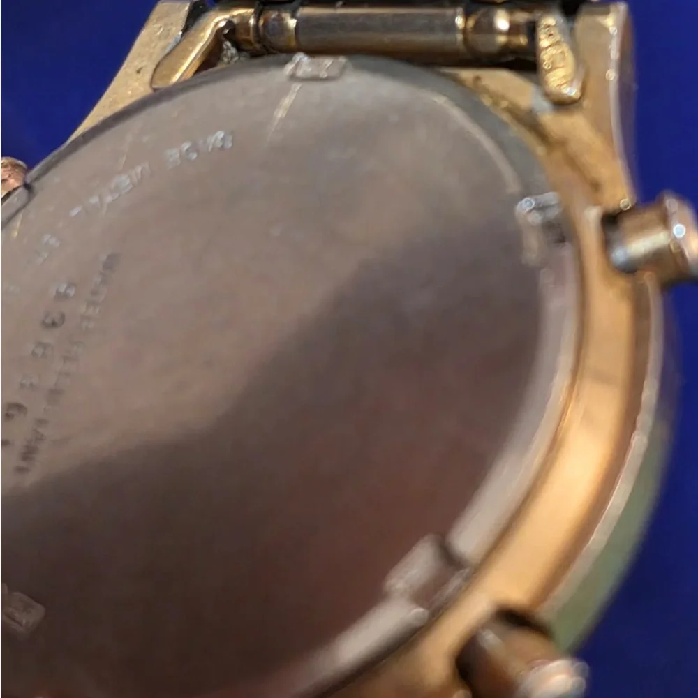 Seiko World Time Gold Tone Mens Watch For Parts Or Repair 7T52-6A29